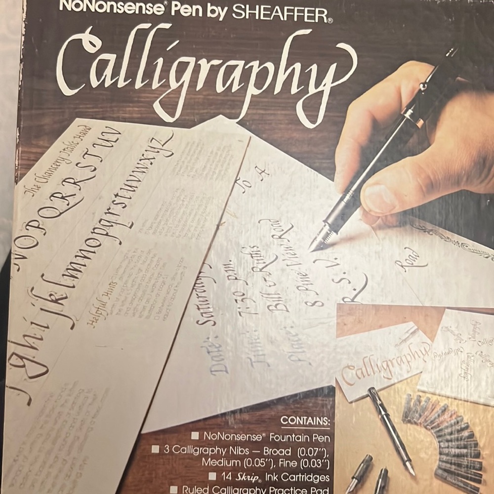 Vintage Sheaffer NoNonsense Calligraphy Kit